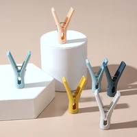 household clip underwear socks can stand clip hanger windproof fixed clothespin multifunctional plastic drying clip