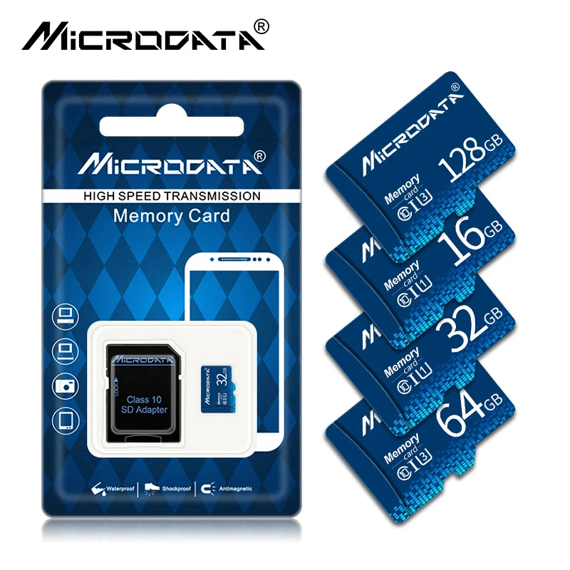 Micro SD TF карта 8 16 32 64 128 256 Гб класс 10 Флэш памяти Microsd ГБ для адаптера смартфона|Карты