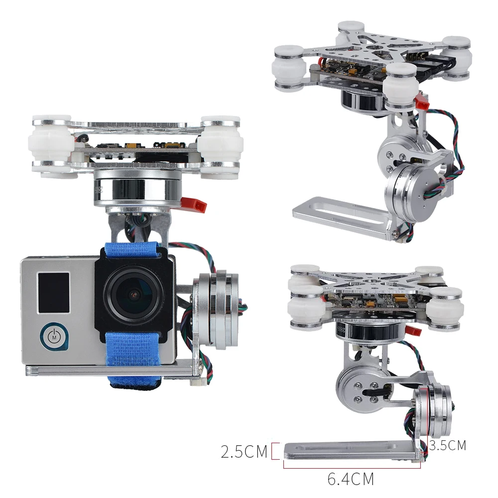 1 шт. 3 осевой бесщеточный шарнирный кронштейн для камеры и 32 битный контроллер