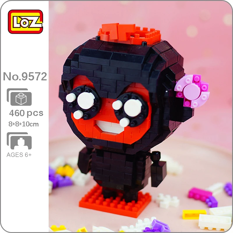 

LOZ 9572 Zodiac Scorpio Black Monkey Animal Building Blocks Model World 3D DIY Mini Diamond Bricks Toy for Children Kid Gifts