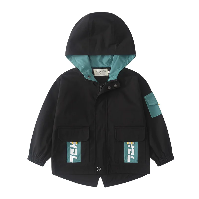 

2021 Vintage Spring Autumn Coat Outerwear Top Jackets Children Clothes Kids Costume Teenage School Boy Clothing High Quality