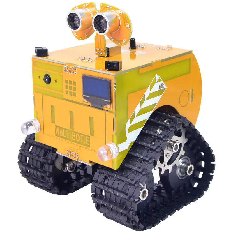 Высококачественный программируемый паровой робот XiaoR Geek WULI Bot Scratch + Mixly с