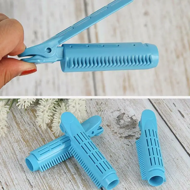 Натуральный пушистый зажим для волос щипцы завивки корней роликовая волна