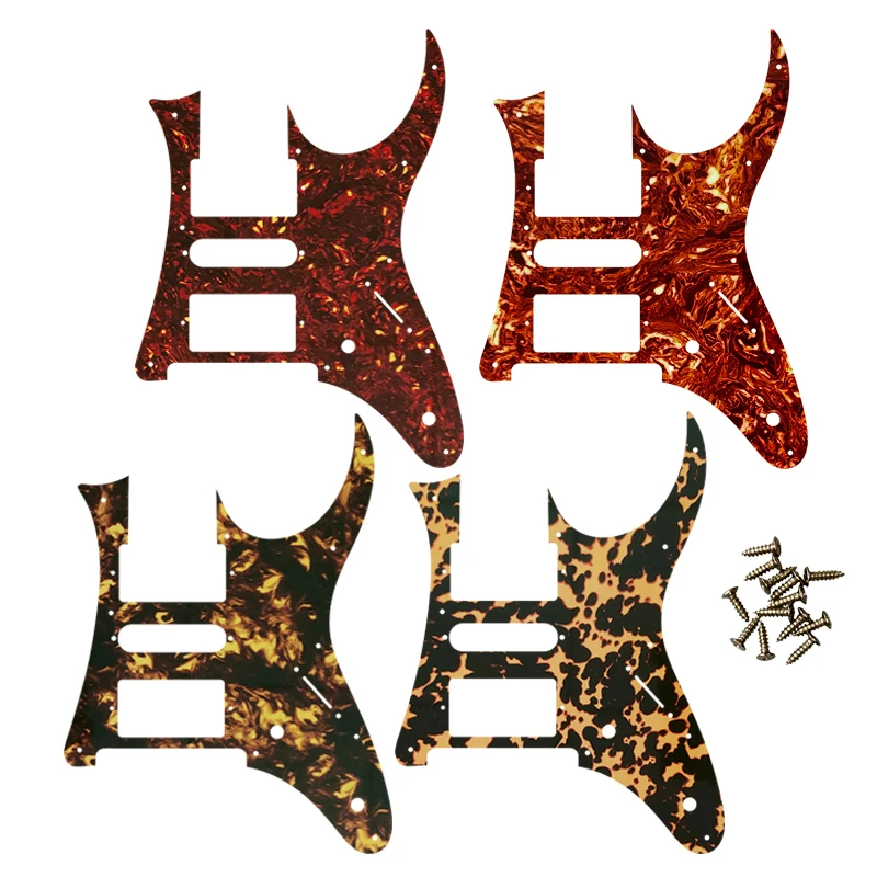 

Pleroo Custom Electric Guitar Parts - For MIJ Ibanez RG3550MZ Guitar Pickguard HSH Humbucker Pickup Scratch Plate Flame Pattern