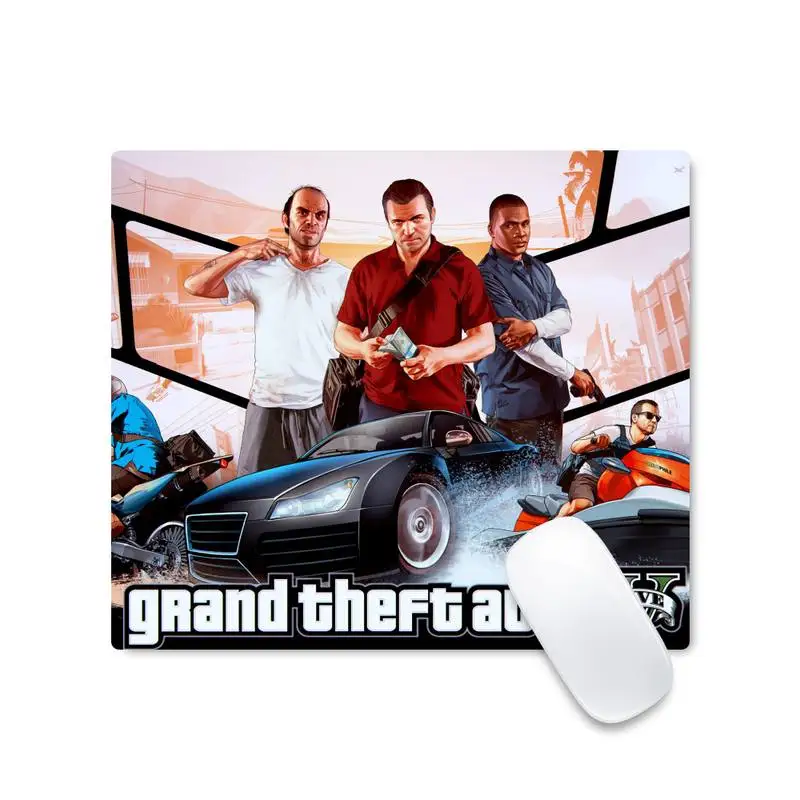 

GTA movie Keyboards Mat Rubber Gaming mousepad Desk Mat Mouse pad Game Officework Mat Non-slip Laptop Cushion mousepad