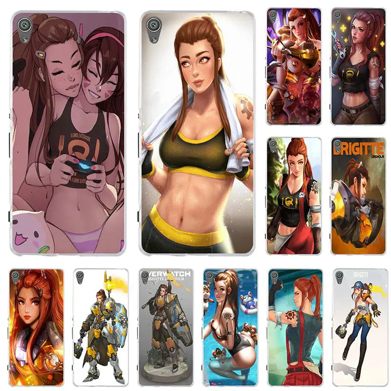 Brigitte Overwatchs герой OW мобильный чехол для телефона sony Xperia XZ Z Z1 Z2 Z3 Z4 Z5 компактный M2 M4 M5