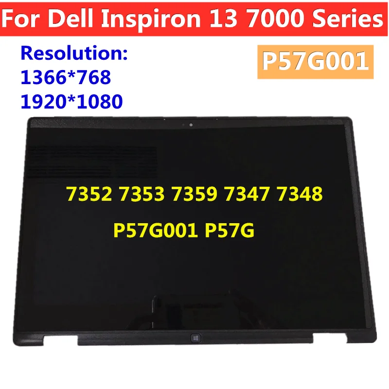ЖК экран 13 3 ''для Dell Inspiron 7000 Series 7347 7348 7359 7352 P57G P57G001 сенсорный дигитайзер в сборе