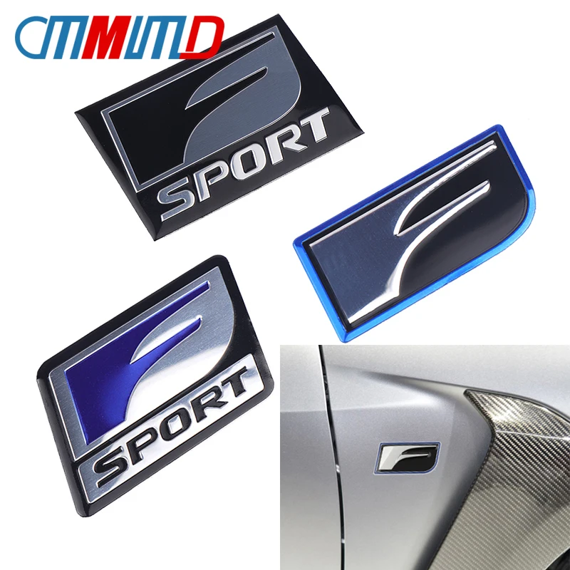 

Car Styling 3D F SPORT Emblem Aluminum Alloy Bar Refitting Trunk Fender Sticker for Lexus IS200T IS250 RX300 NX RX GS RX330