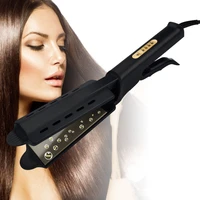 professional steam hair straightener ceramic vapor hair flat iron seam hair straightening iron curler steamer hair styling tool