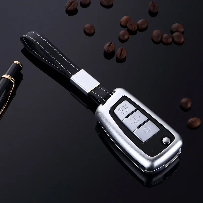 Чехол книжка для ключей из алюминиевого сплава чехол рамка Nissan Qashqai Succe X trail Sylphy