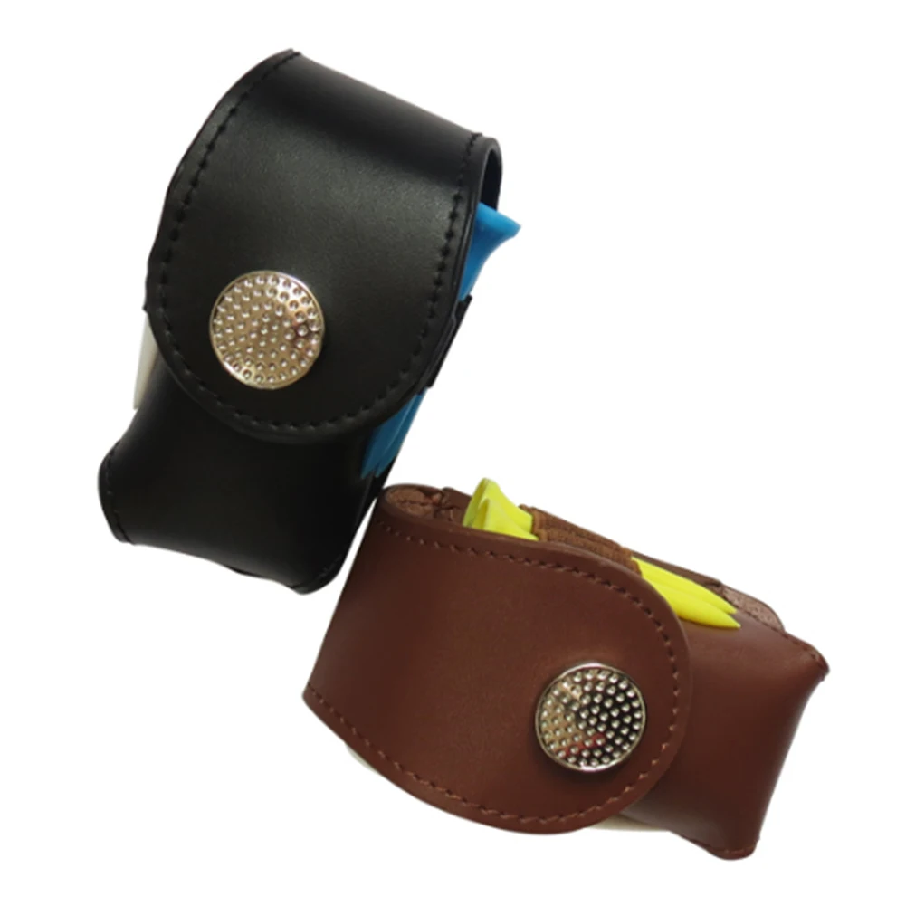 Мини Портативный кожаный держатель для мячей гольфа сумка поясная Подарочный