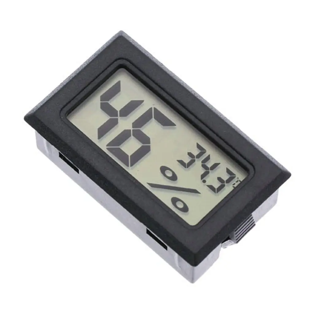 

Electronic Digital LCD Hygrometer Built-in Humidity Meter Tester Reptile Temperature Display Thermometer
