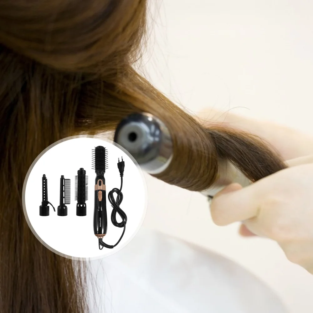 

1 Set Hair Curler 4-in-1 Hair Curling Wand Hair Styling Tool (Plug)