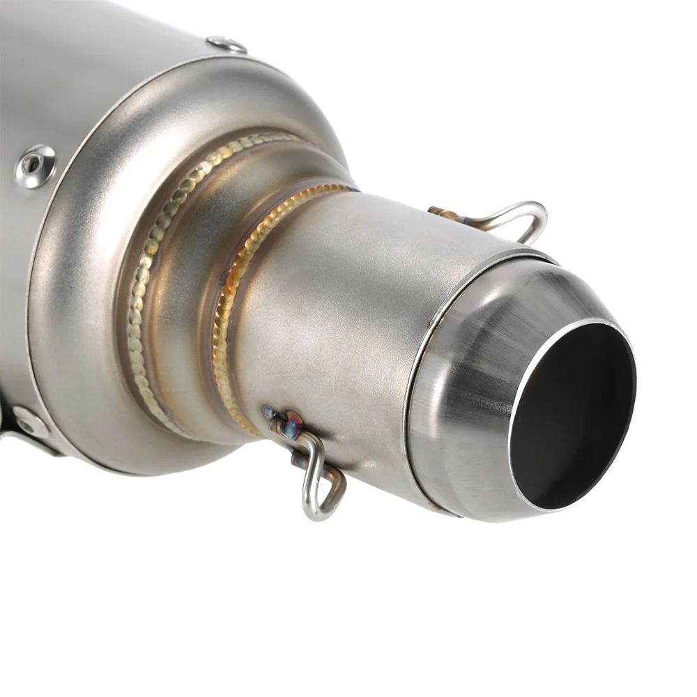 51mm Stainless Frosting Noise Reduction Refit Exhaust Muffler Pipe for Motorcycles ATVs | Автомобили и мотоциклы