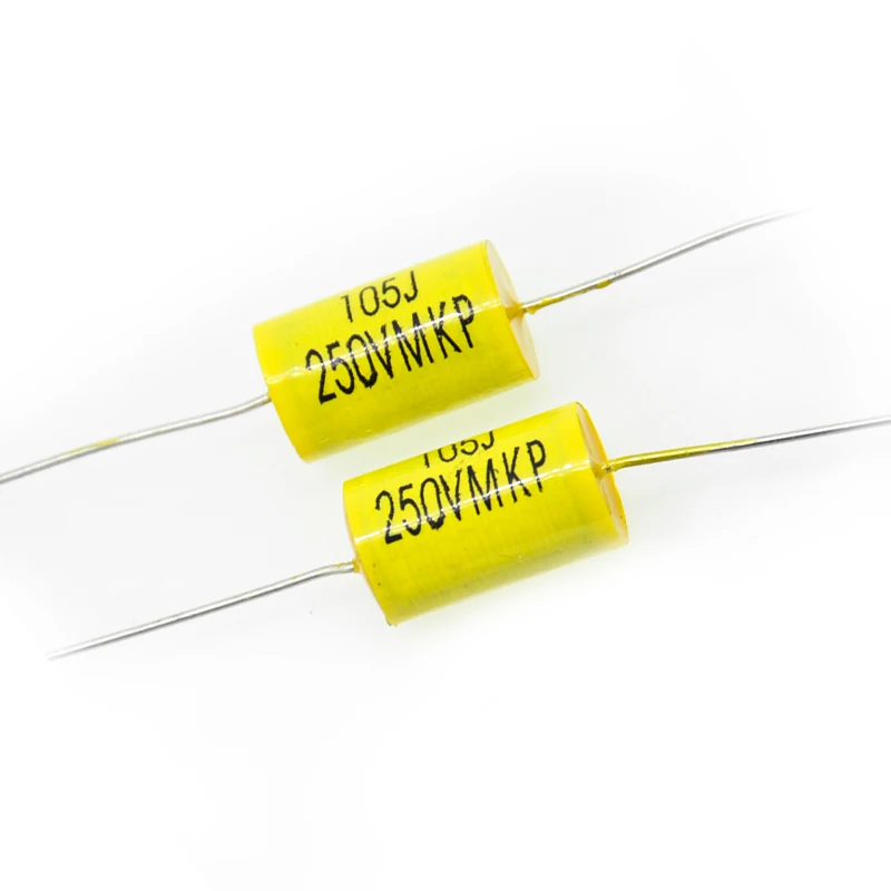 1 шт. конденсатор без полировки 1.0UF250V металлизированный осевой делитель частоты