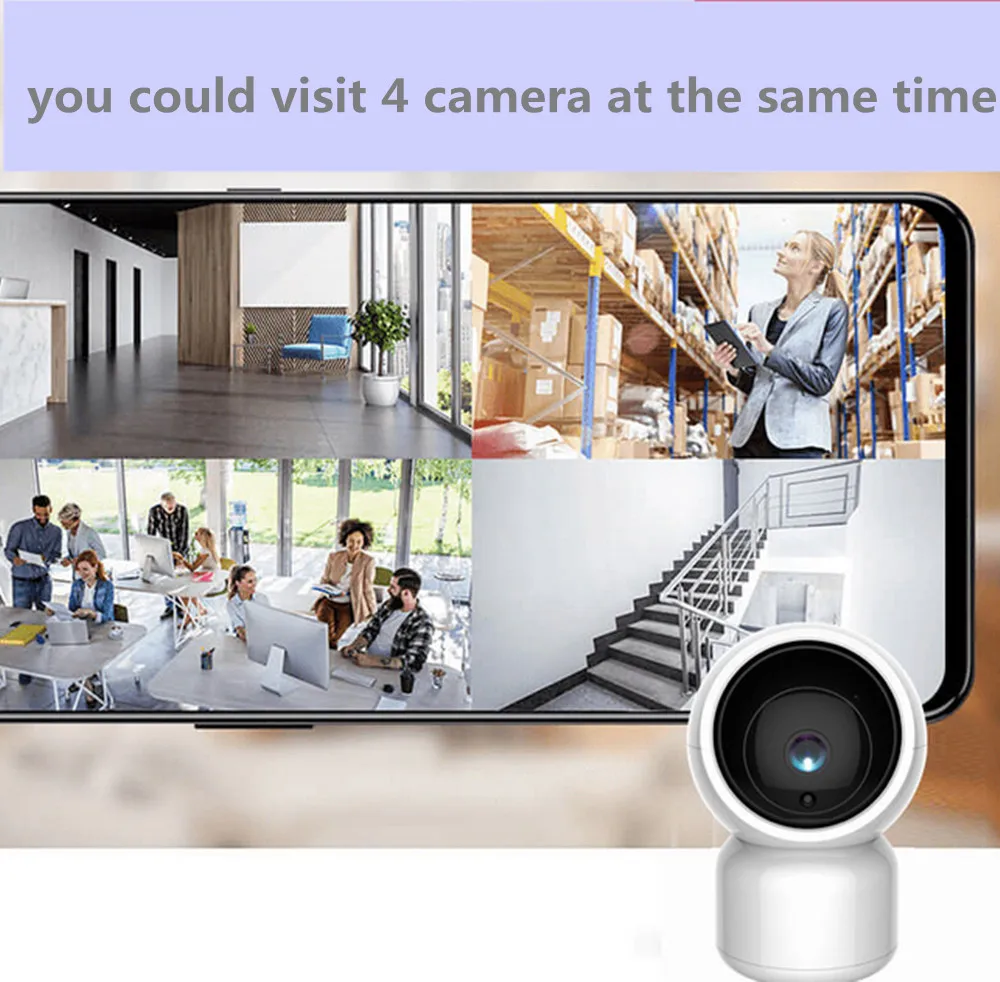 Wi-Fi ip-камера безопасности Мини ptz 1080P 3MP автоматическое отслеживание аудио видео наблюдение Детский Монитор Домашний Беспроводной cctv ip cam