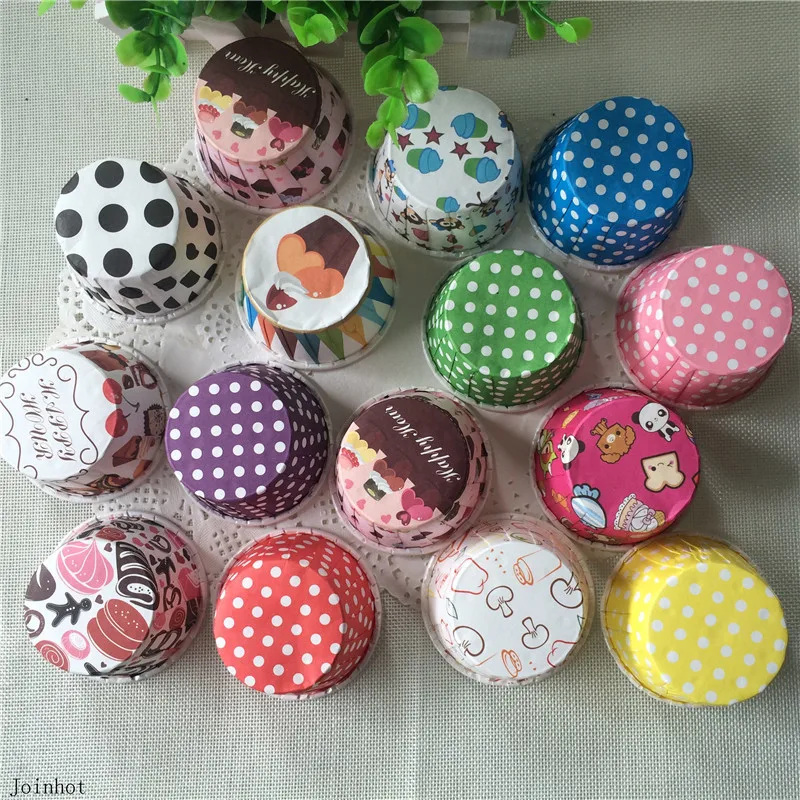 50 шт. разноцветные чехлы для кексов |