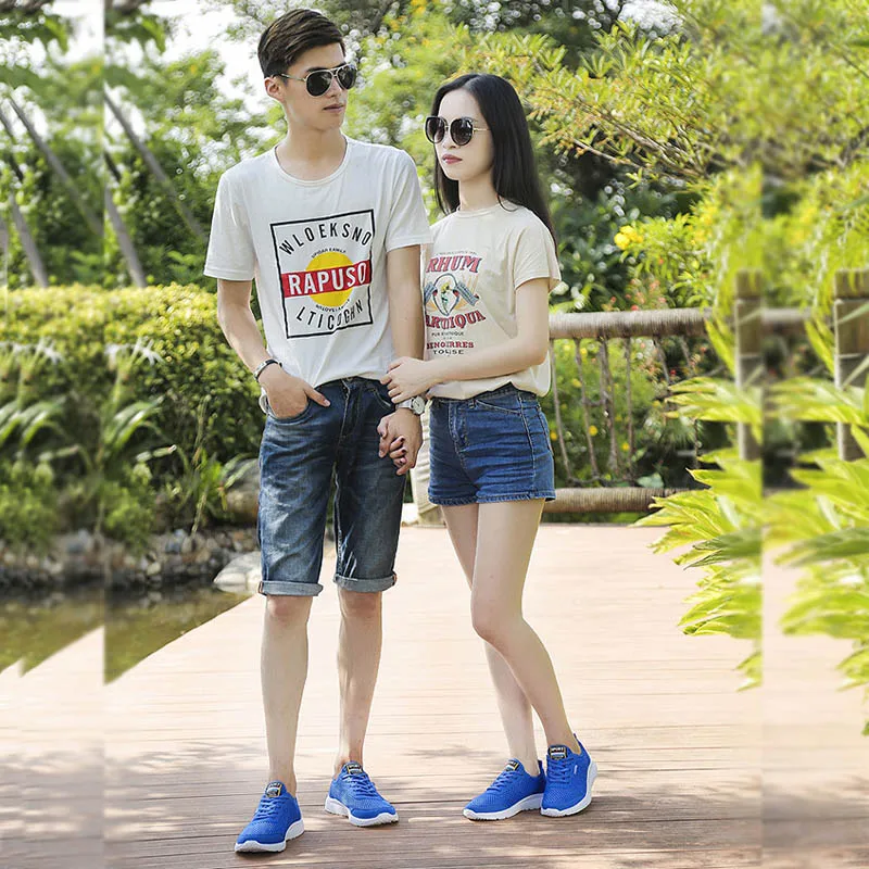 

Dropshipping Size 39-46 Men Casual Shoes Spring Summer Fashion Men Sneakers Outdoors Mesh Shoes Men Lace Up Breathable Men Shoes