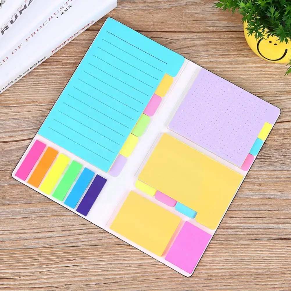

1pc Creative Color Divider Sticky Notes Bundle Target Sticky Color Set Notes Bookmark Priority Combination With Sticky Note P8L5