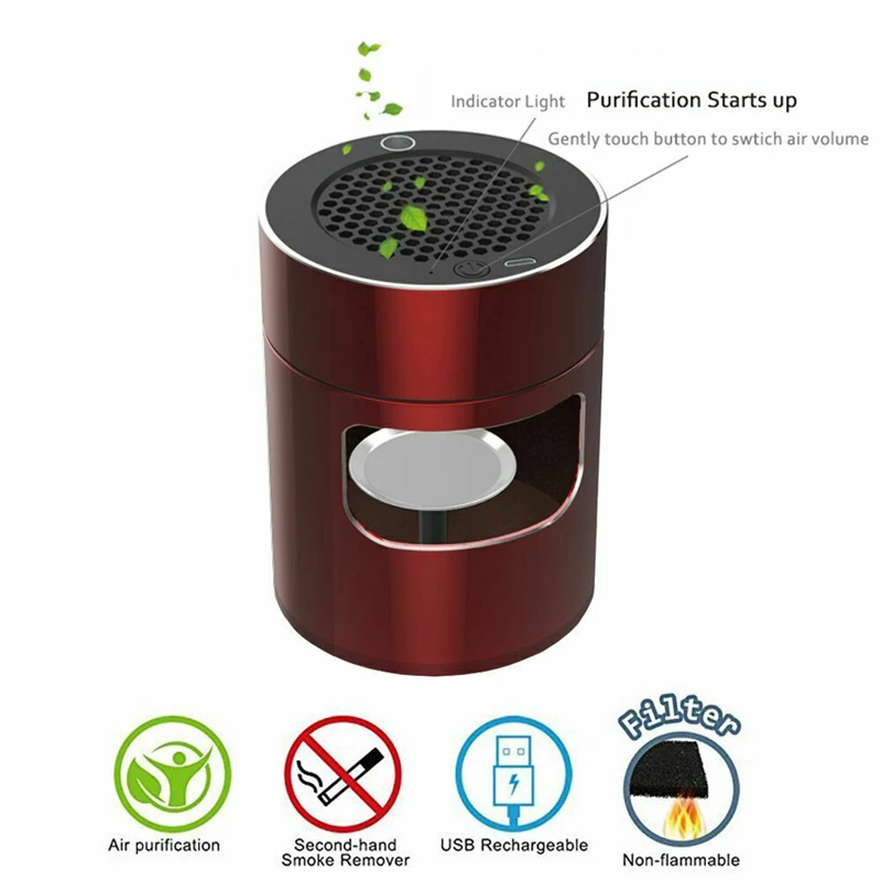 Очиститель воздуха пепельница Бездымная для внутренней/наружной защиты