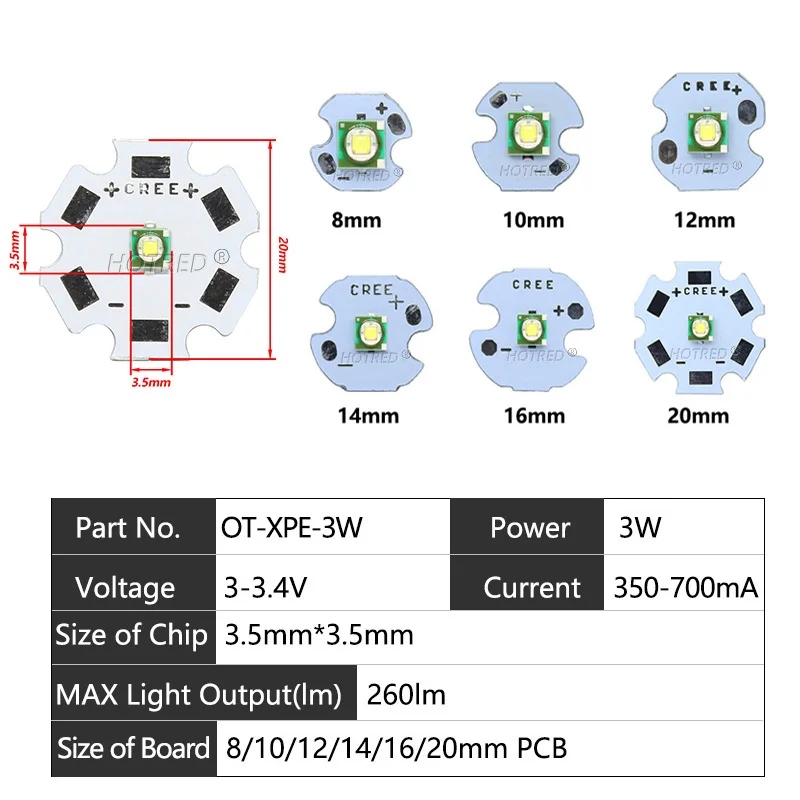 

LED лампы HotRed 3Вт 5Вт 10Вт 18Вт
