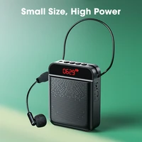 megaphone portable voice amplifier teacher bluetooth and wired microphone speaker fm recording with mp3 player fm radio recorder