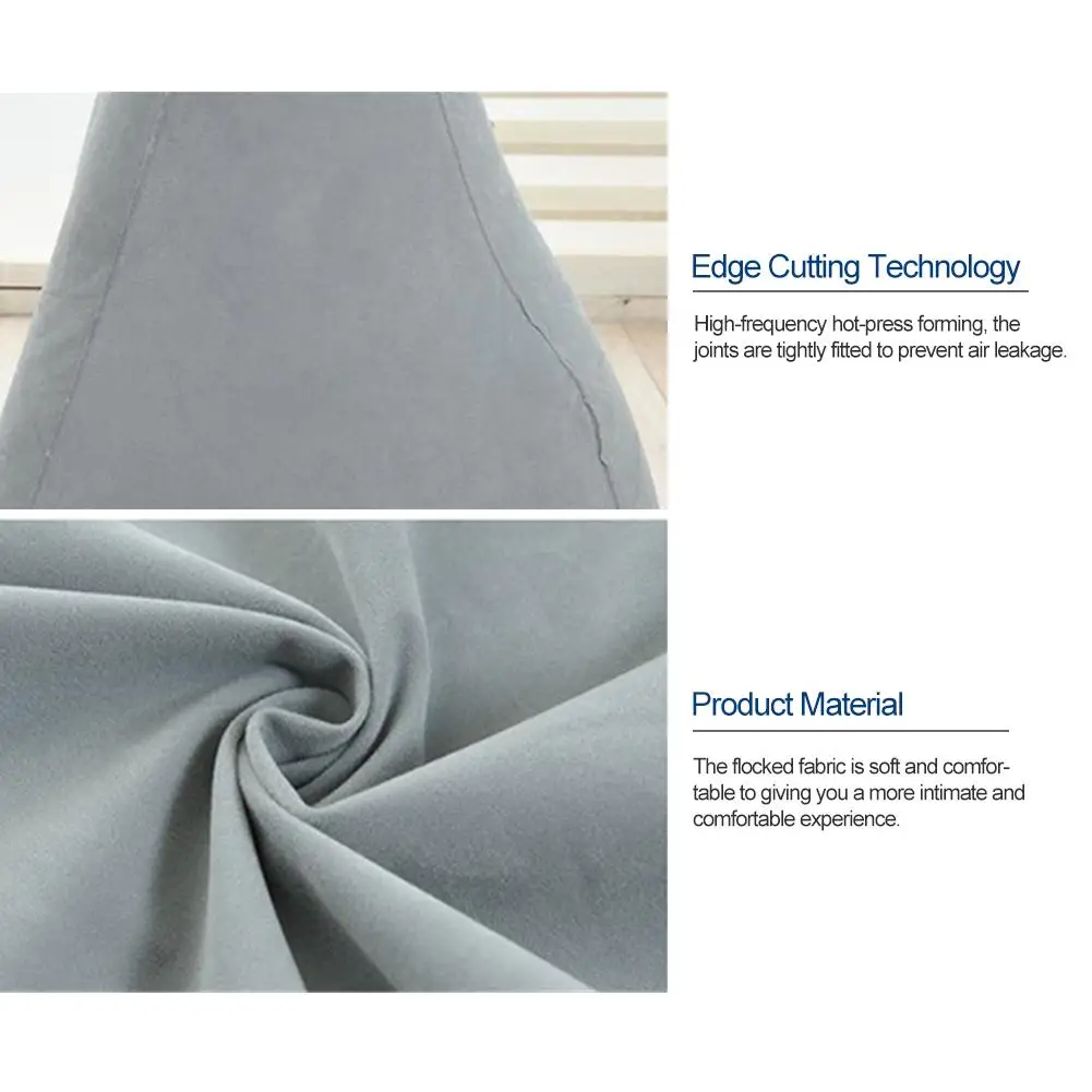 Надувной пляжный лежак мягкий треугольник подушка из ПВХ для отдыха на природе