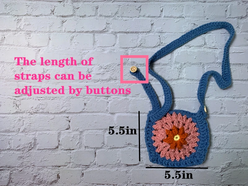 Ручная вязаная крючком сумка-мессенджер для маленькой девочки сумка подарка на