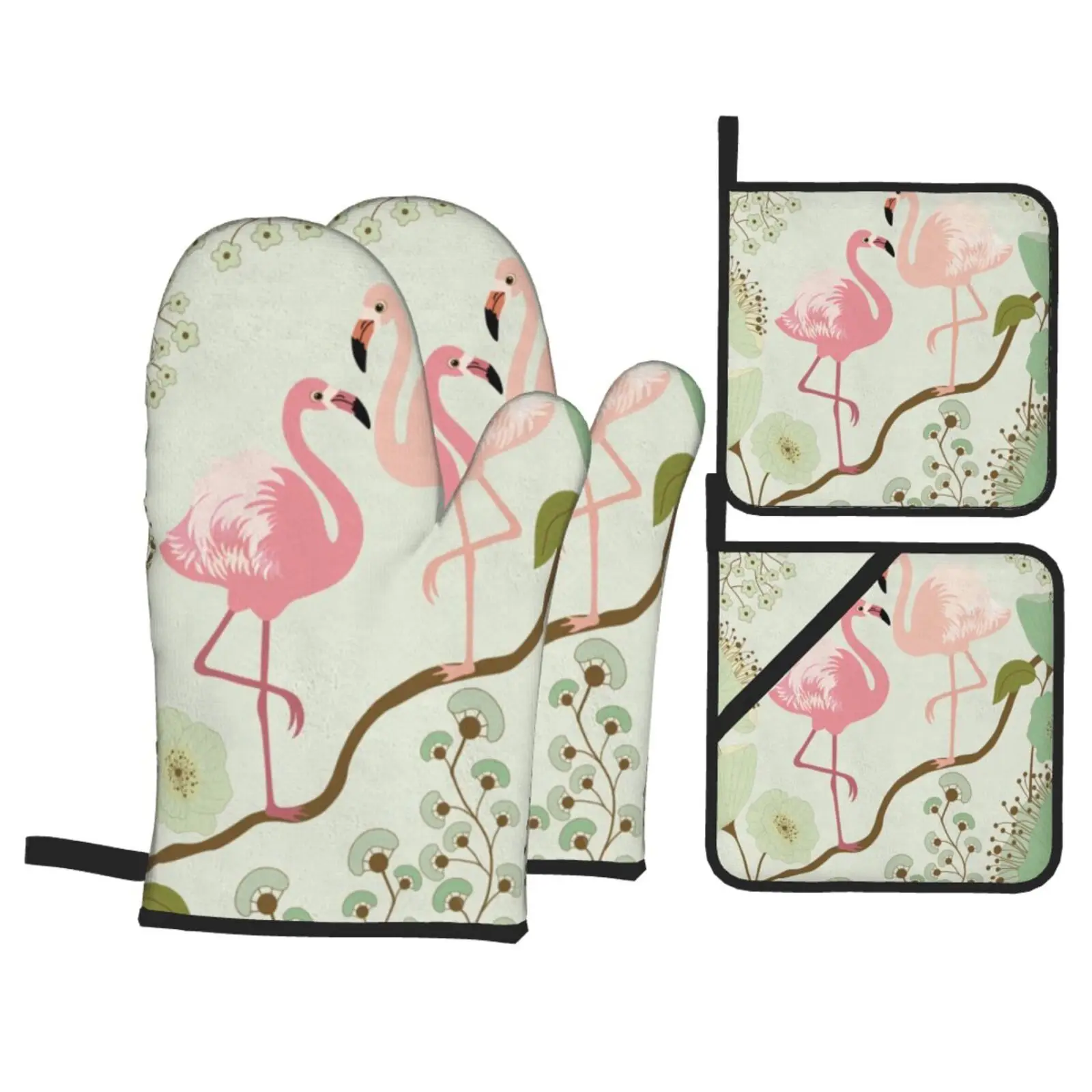 

Gloves for Hot Oven Gloves Heat Resistant Original Mittens for Kitchen Oven Mitts Set Potholders Kitchen Gadget Sets Baking Mitt