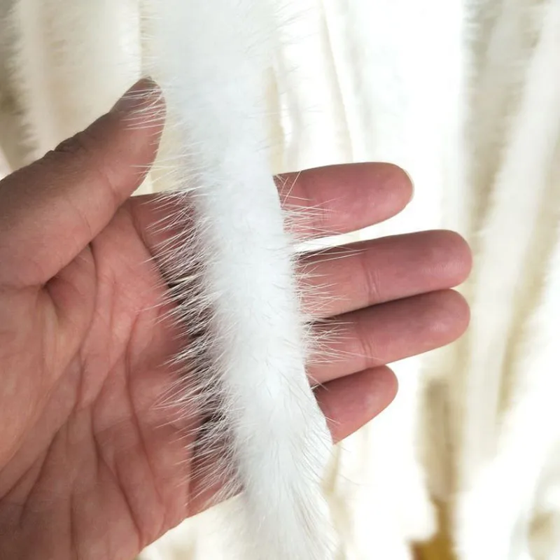 Лента из натурального меха норки пушистая отделка одежды аксессуары для шитья