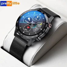 PL16 Смарт часы для мужчин ECG PPG IP68 Водонепроницаемые Смарт часы 1,3 дюйма 360*360 HD полный сенсорный экран фитнес спортивные часы