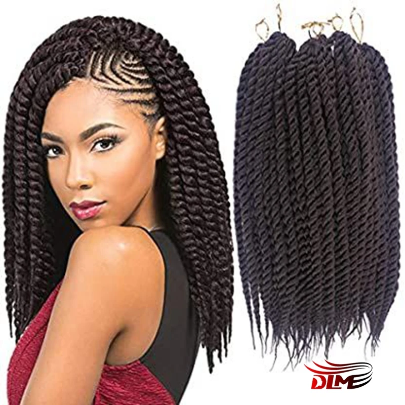 

Braid Synthetic Crochet Twist Braids Hair Crochet Braids 12inches 6packs/lot 16strands/Pack Twist Braiding Hair