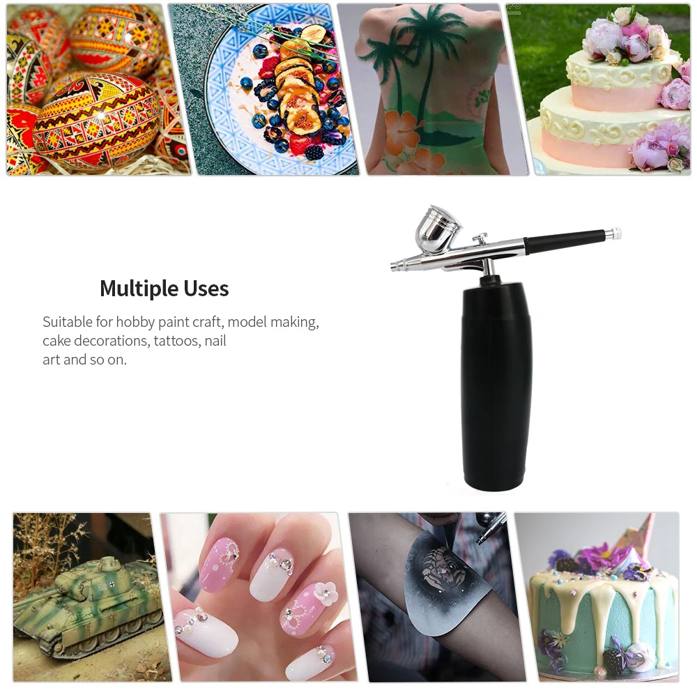 Портативный Аэрограф мини компрессор набор для распыления краски пистолет