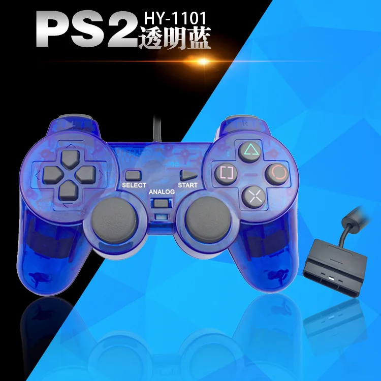 Проводной геймпад для sony PS2 PS1 двойной контроллер вибрации Gamedpas джойстик playstation 2 1