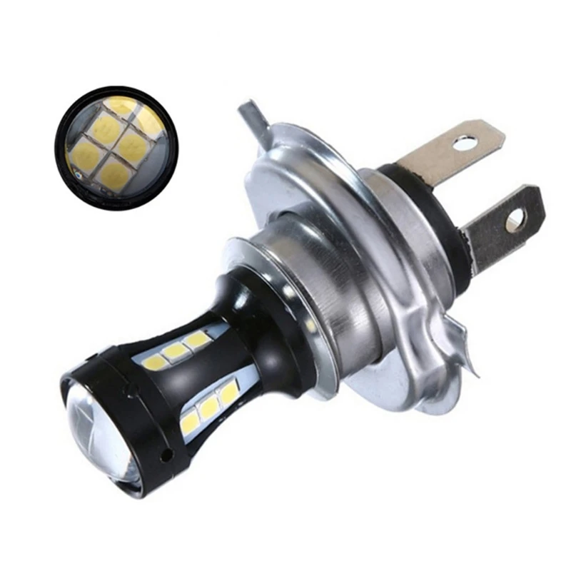 

H4 Motorcycle Headlight 3030 18SMD 950LM 6000K 18W 12-24V LED Car Head Lamp Bulb