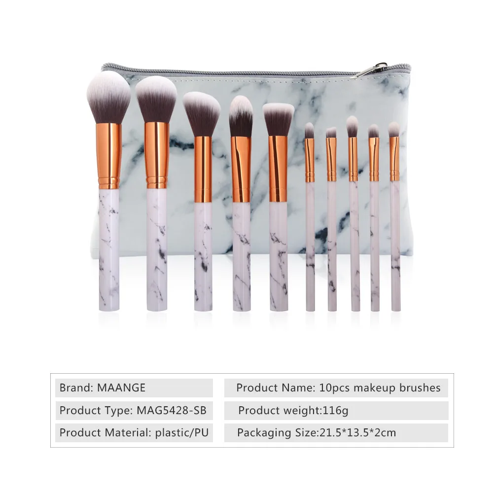 10 шт. многофункциональный макияж кисти консилер для глаз набор кистей Инструмент