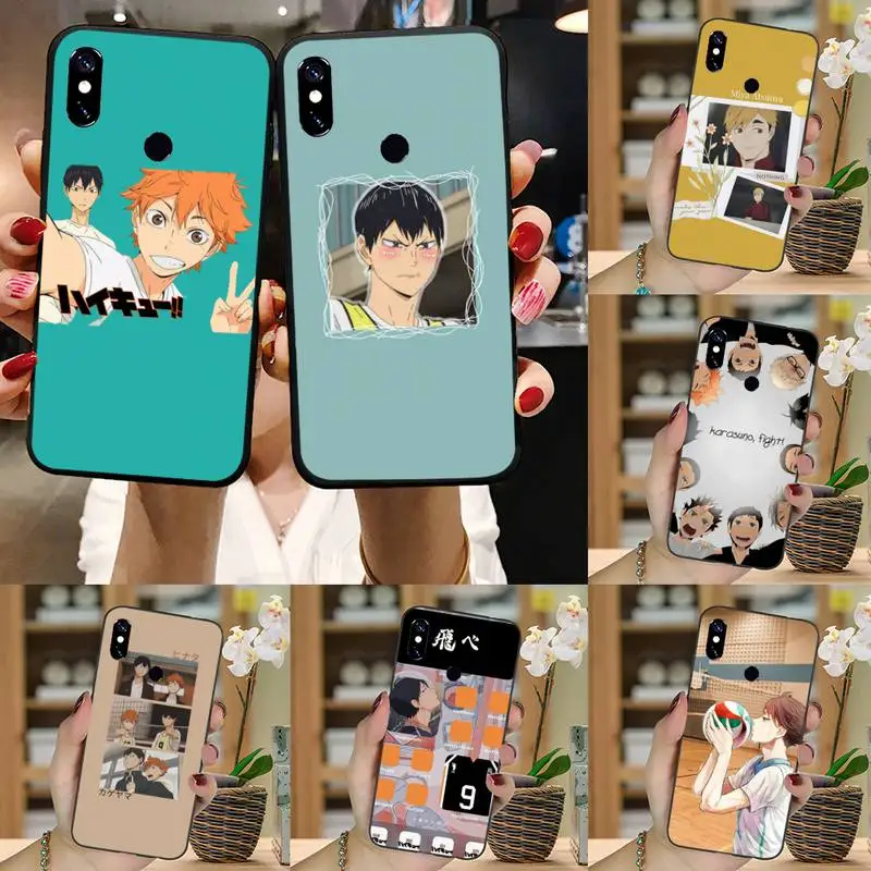 

Haikyuu Phone Case For Xiaomi Redmi note 7 8 9 pro 8T 9A 9S Mi Note 10 Lite pro