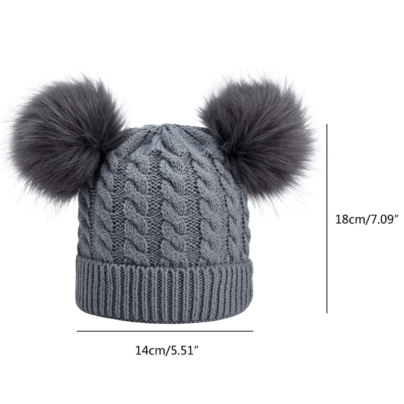 

Baby Stuff Pompom Hat Winter Knitted Kids Baby Girl Hat Warm Children Infant Beanie Cap Bonnet