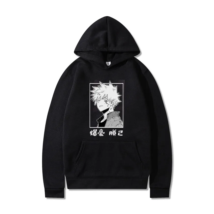 

Autumn Japanese Anime My Hero Academia Katsuki Bakugo Men Hoodies Cartoon Harajuku Unisex Sweatshirt Male Female Tops Streetwear