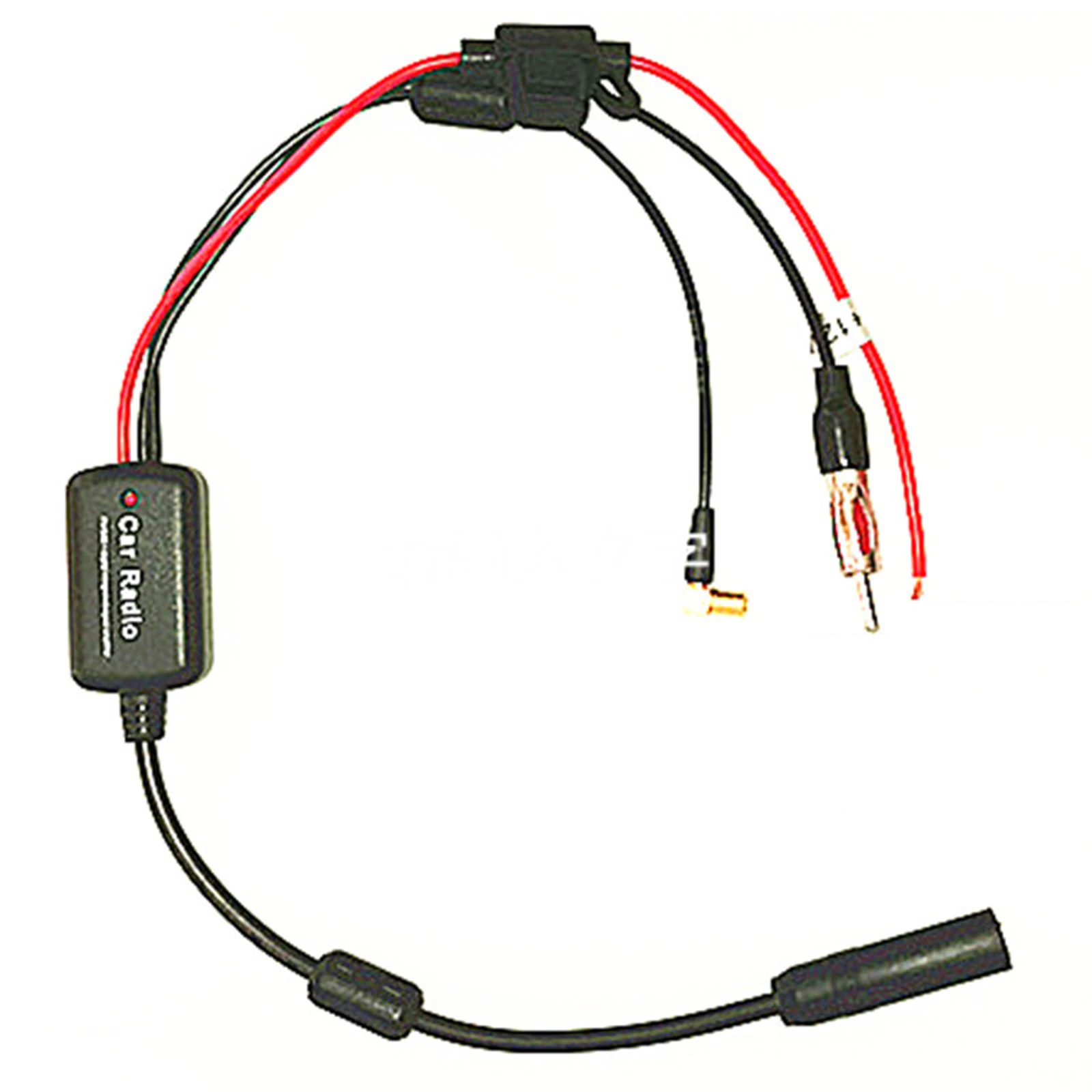 

DAB + FM-радио антенна усилитель сигнала Усилитель с источником питания 12 В SMB разъем с усилителем