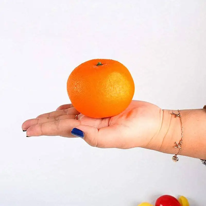 4 шт мягкий пластик моделирование оранжевый фрукты украшение дома бордовый | Дом