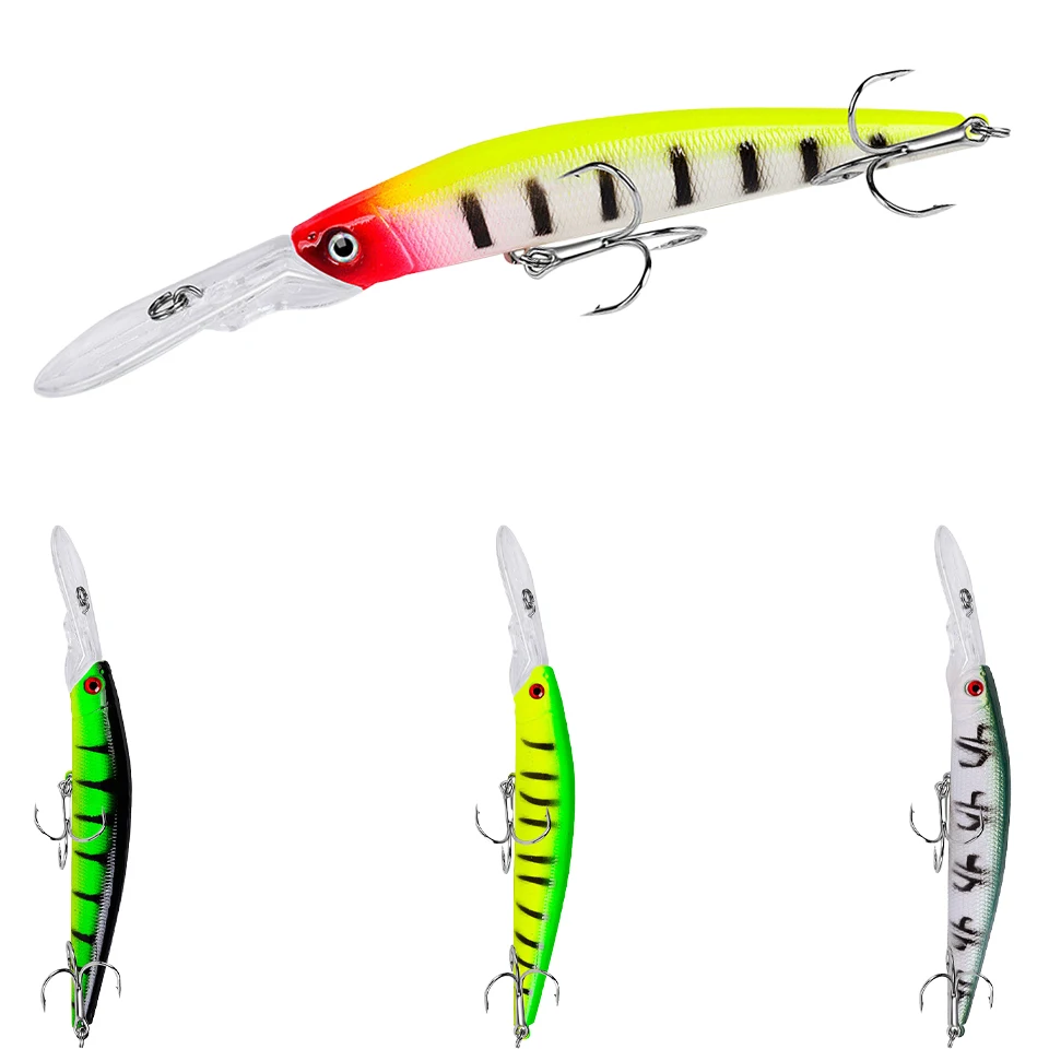 

1PCS Fishing Lure 15.5g/145mm Minnow Fishing Lure Wobblers 3D Eyes Bait Floating Pencil Artificial Baits Bass Fishing Tools