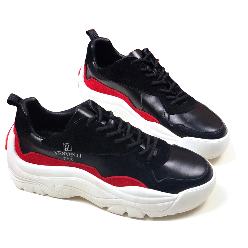 

Новинка 2021, обувь для влюбленных venvenli, новейшая Повседневная белая мужская обувь с французским логотипом vl, модная универсальная обувь из н...
