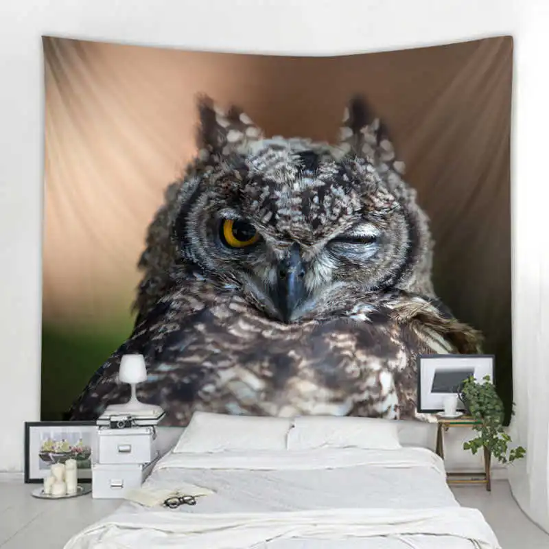 

Owl Tapestry Bohemian Wall Hanging Dream Hanging Cloth Mandala Printed Tapestry Living Room Bedroom Home Decor