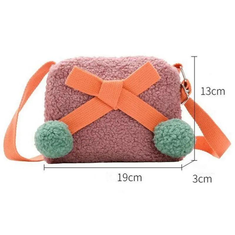 2020 Baby Stuff Plush Purses Toddler Messenger Bags Children Kids Girls Princess Shoulder Bag Bowknot Warmer Handbag | Игрушки и хобби