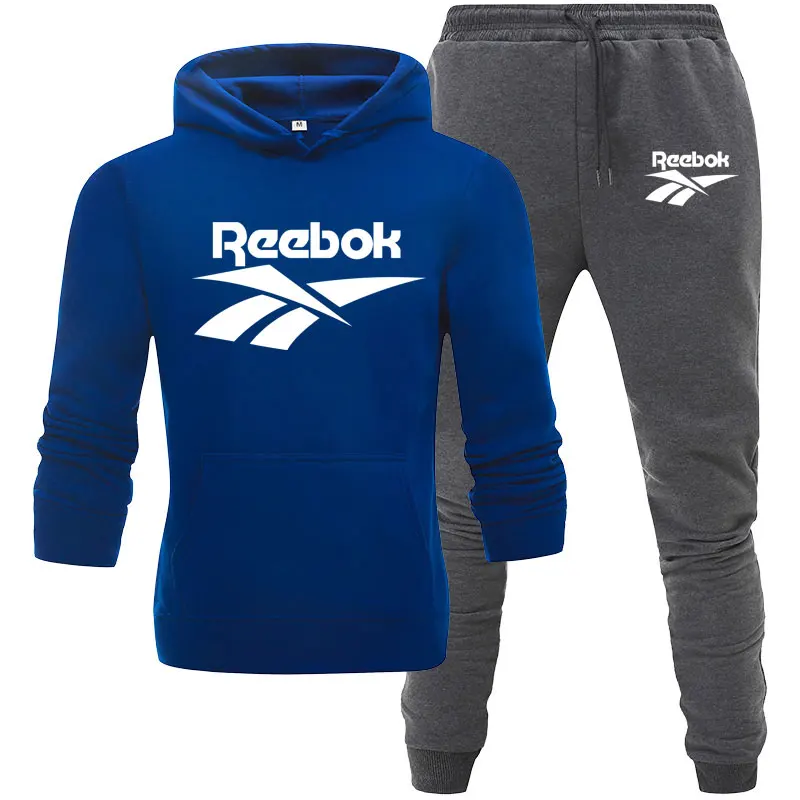 

New Brand Men Tracksuit Autumn Winter Jogging Sportswear Fahion Printed Hoodies Pants Set Customized Your Logo picture