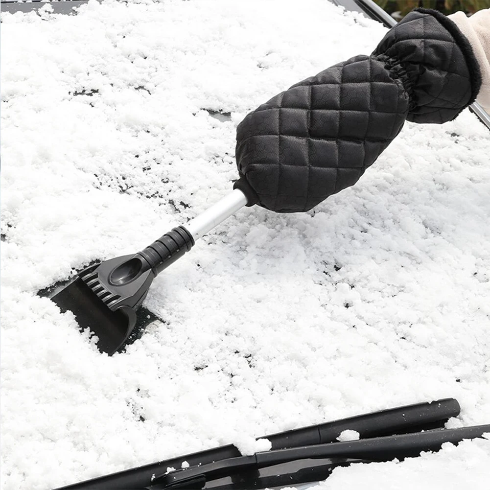 

Winter Snow Remover Cleaner Tool Wash Accessories Cleaning Ice Breaker Scraper Snow Shovel with Gloves