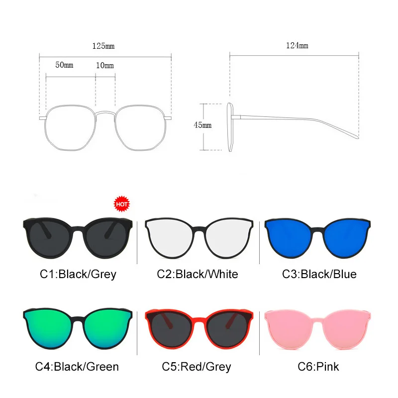 Модные солнцезащитные очки для мальчиков и девочек детские винтажные Овальные