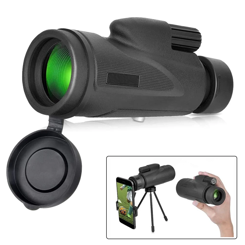 

10x Magnifying glass High Power Sightseeing Night Vision Bird Watching HD 50x60 Monocular Telescope travel Best view telescope