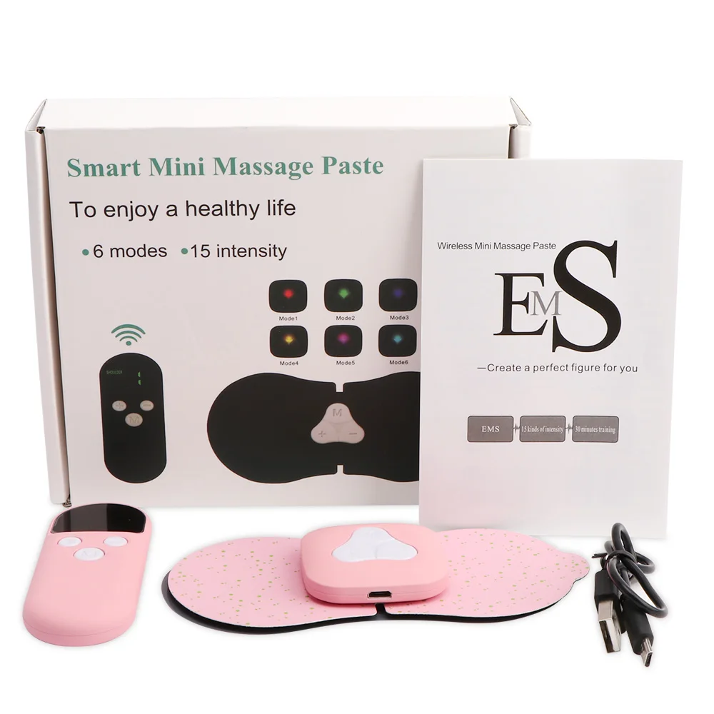 

EMS Electric Body Massager Low Frequency Current Pulse Massager Pads Neck Shoulder Cervical Vertebra Massage Machine Droshipping